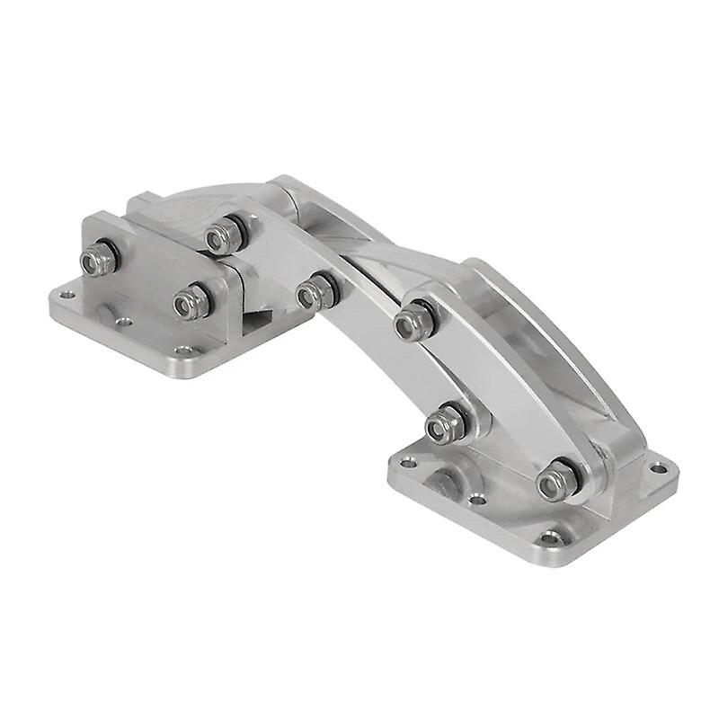Hidden Scissor Hinge Base Bracket 6061 Aluminum Ss Hardware With Screws Washers Nuts Nylon Shaft Bushings Adjustable 90 Degree