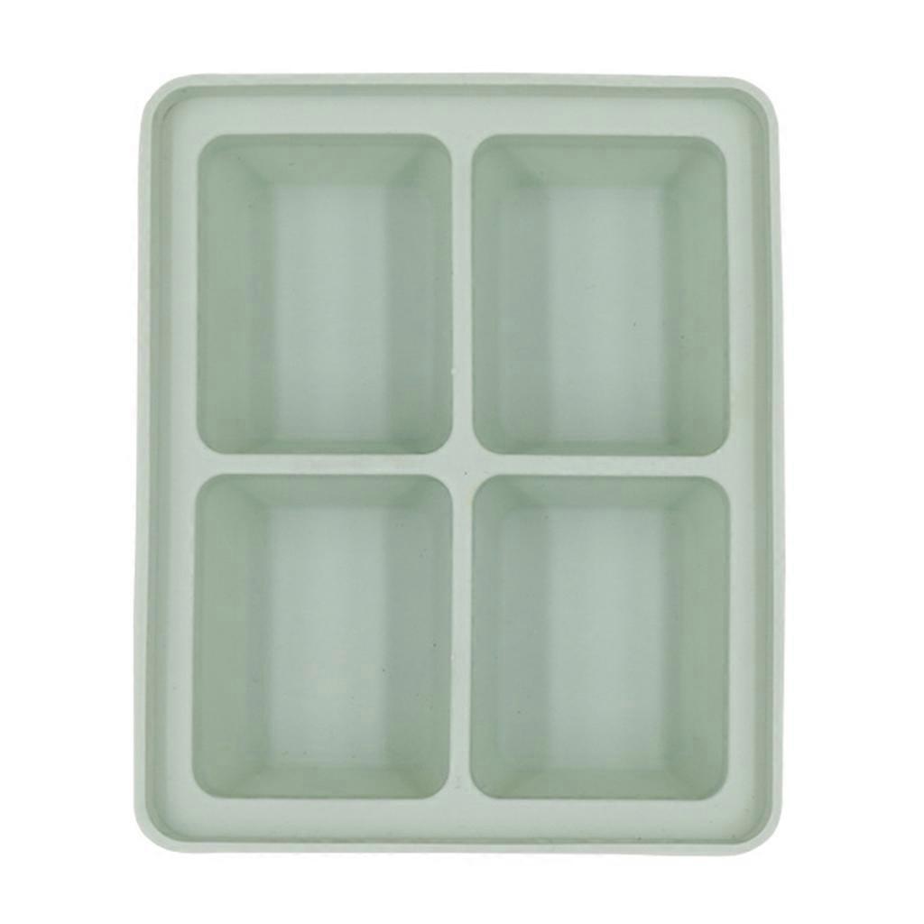 Silicone Ice Tray Mold Custom 4/6 Cells Ice Boxes Home Made Quick-freezer