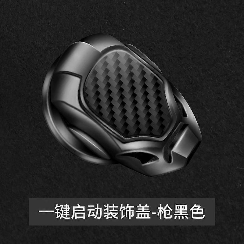 Interior Car Key Systems Key blade Modification One Touch Start Button Protective Cover Stick Ignition Switch Personality Decorative Stickers