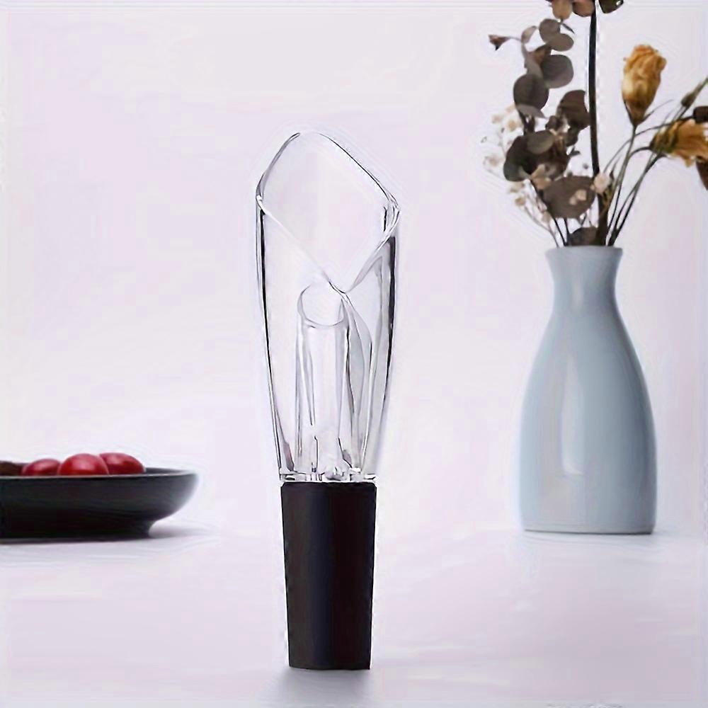 2-In-1チューリップ型ワインエアレーター&ポアラー - クイックデキャンティング&エアレーション、アクリルミニホームバーアクセサリー