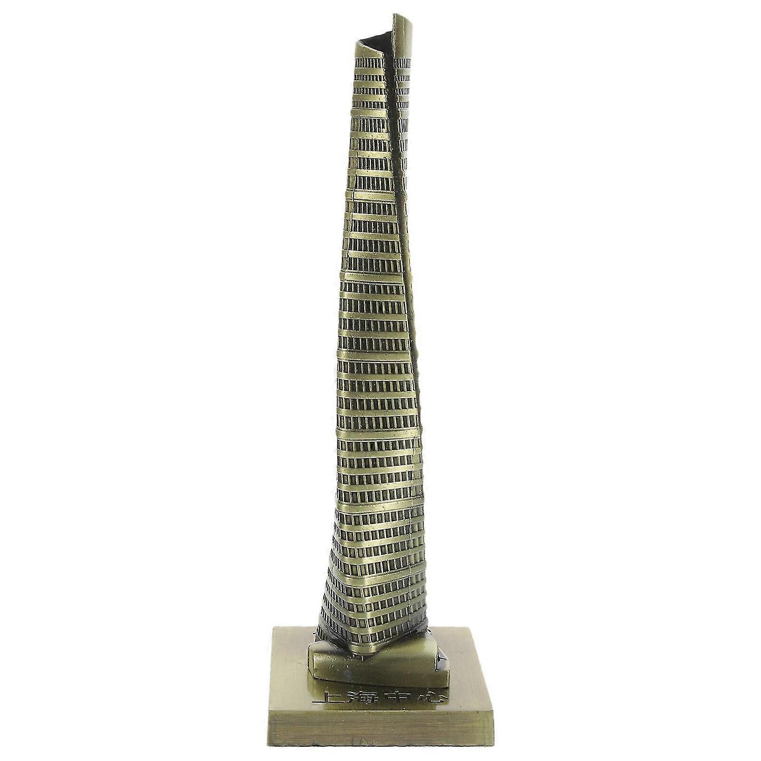 Shanghai Tower Model Travel Building Architecture Model Famous Shanghai Building Decor