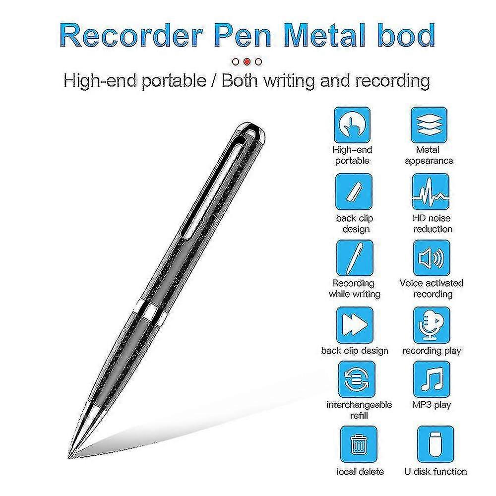Jnn Mini Recorder Full Hd Portable Pen Wireless Digital Ip Writable Video Recorder Audio Recording Camera 4/8/16/32 Gb