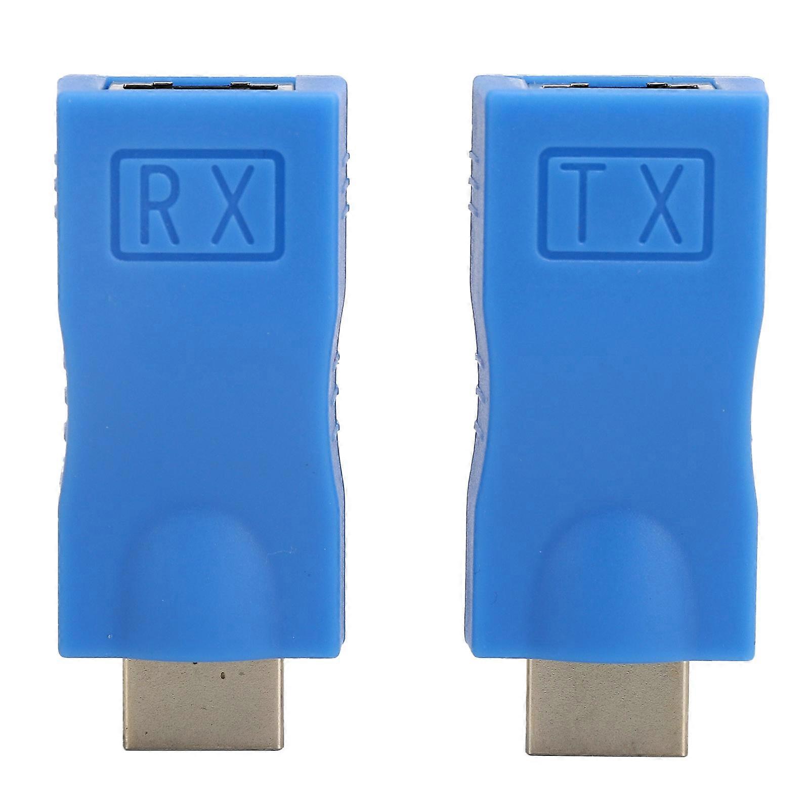 Hd Multimedia Interface To Rj45 Network Cable Extender 1080p 30m Cable Converter Transmitter Receiver