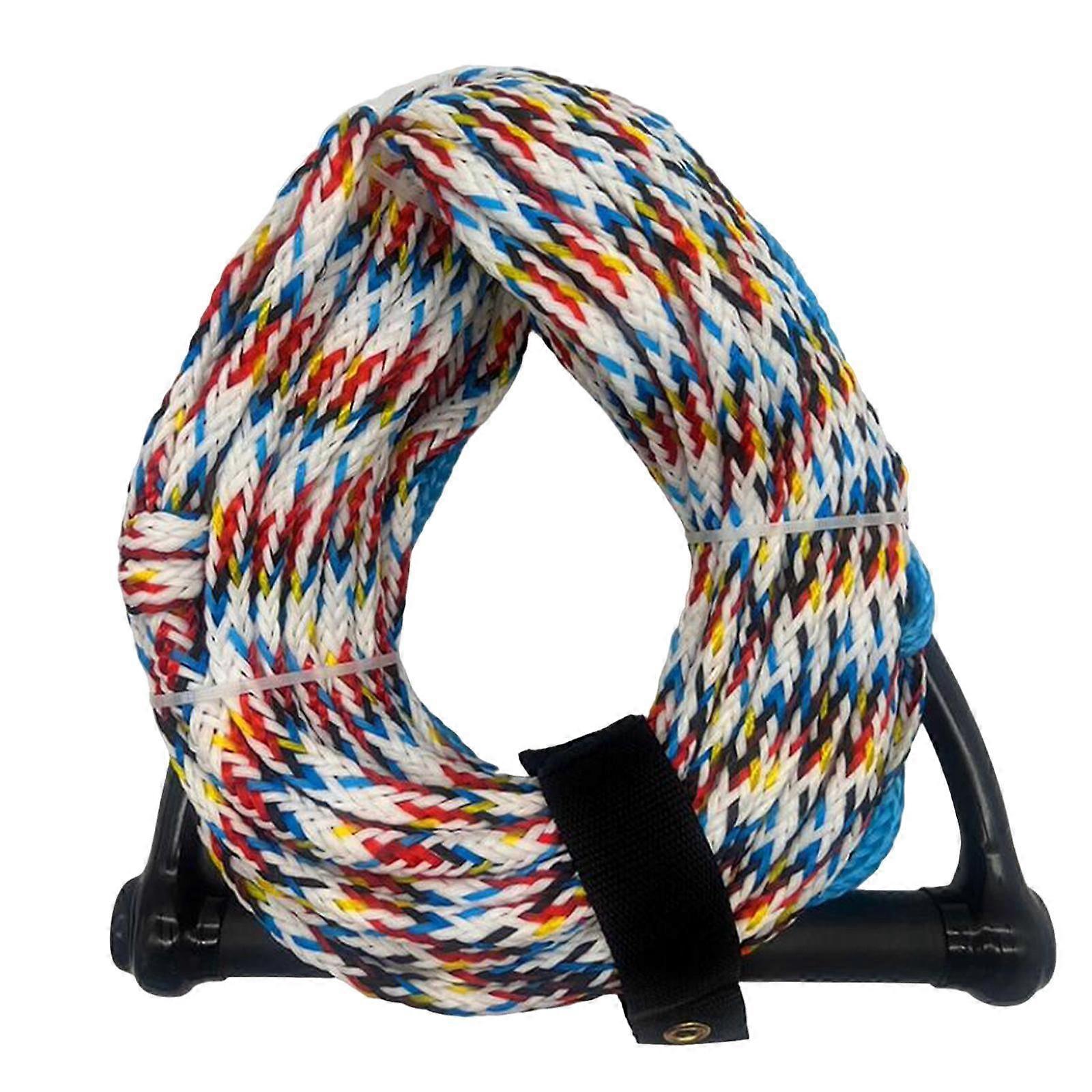 Corda WakeSurf e Alça de PU Portátil Confortável Segurando Wakeboard Corda de Reboque 23m