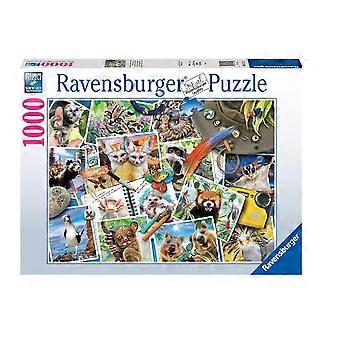 Ravensburger Traveller'S Animal Journal 1000 Piece Jigsaw Puzzle