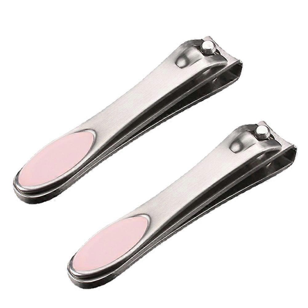 Cortaúñas de mandíbula de corte recto ancho, plateado