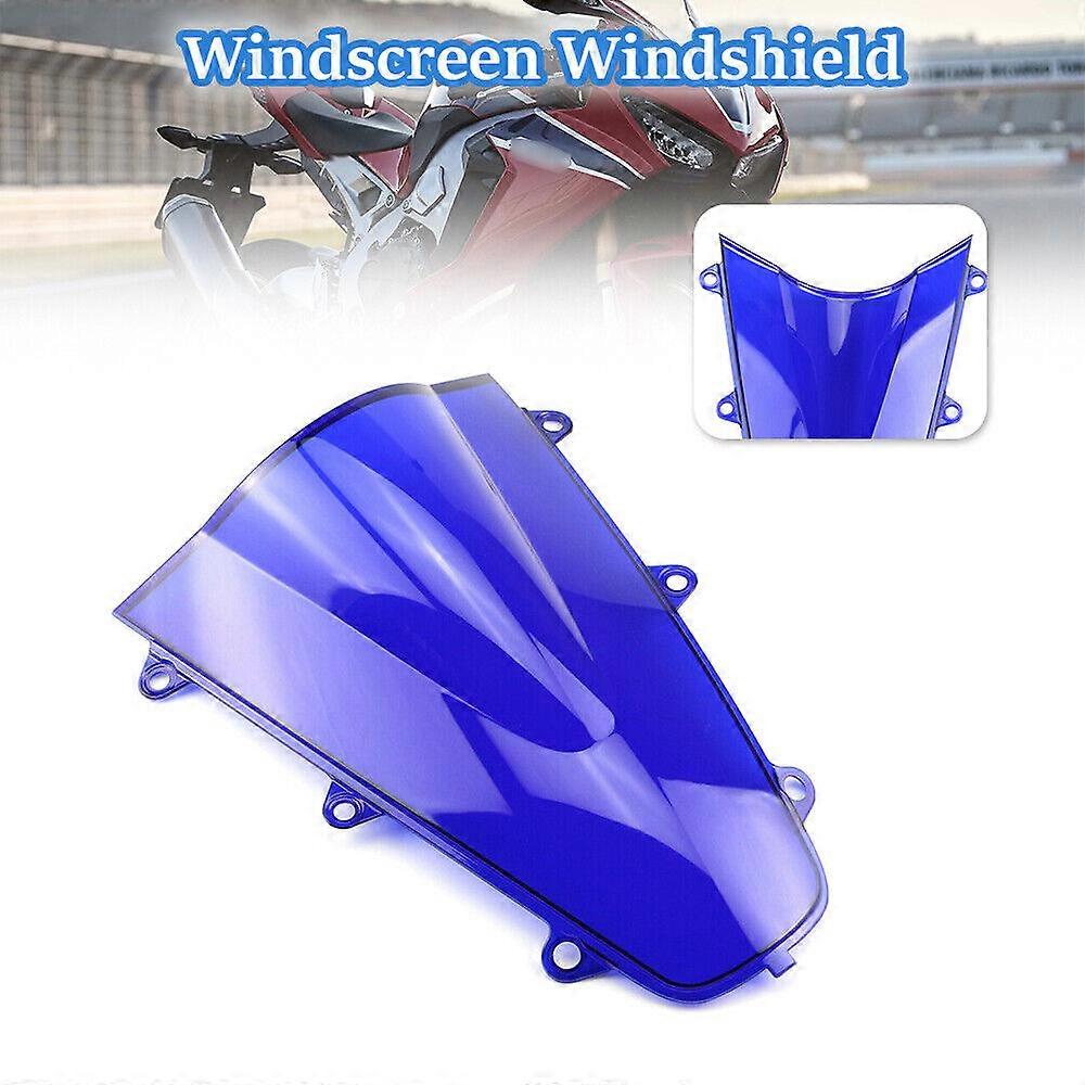 Windscreen Windshield Double Bubble Front Blue Motor Fit For Honda CBR1000RR