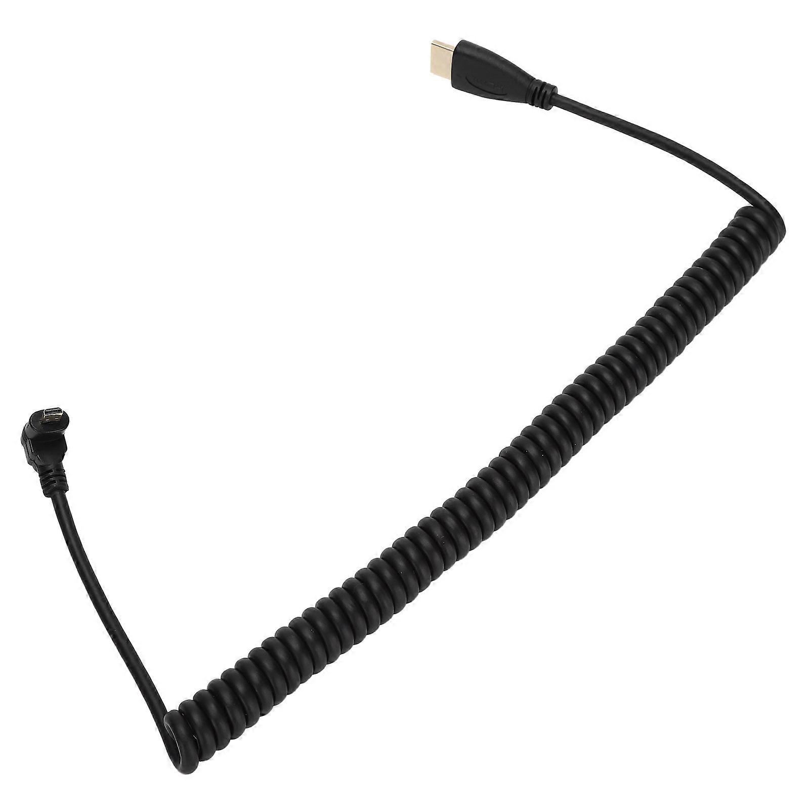 HD Multimedia Interface A to HD Multimedia Interface D Spring Cable Adapter Cable for PC
