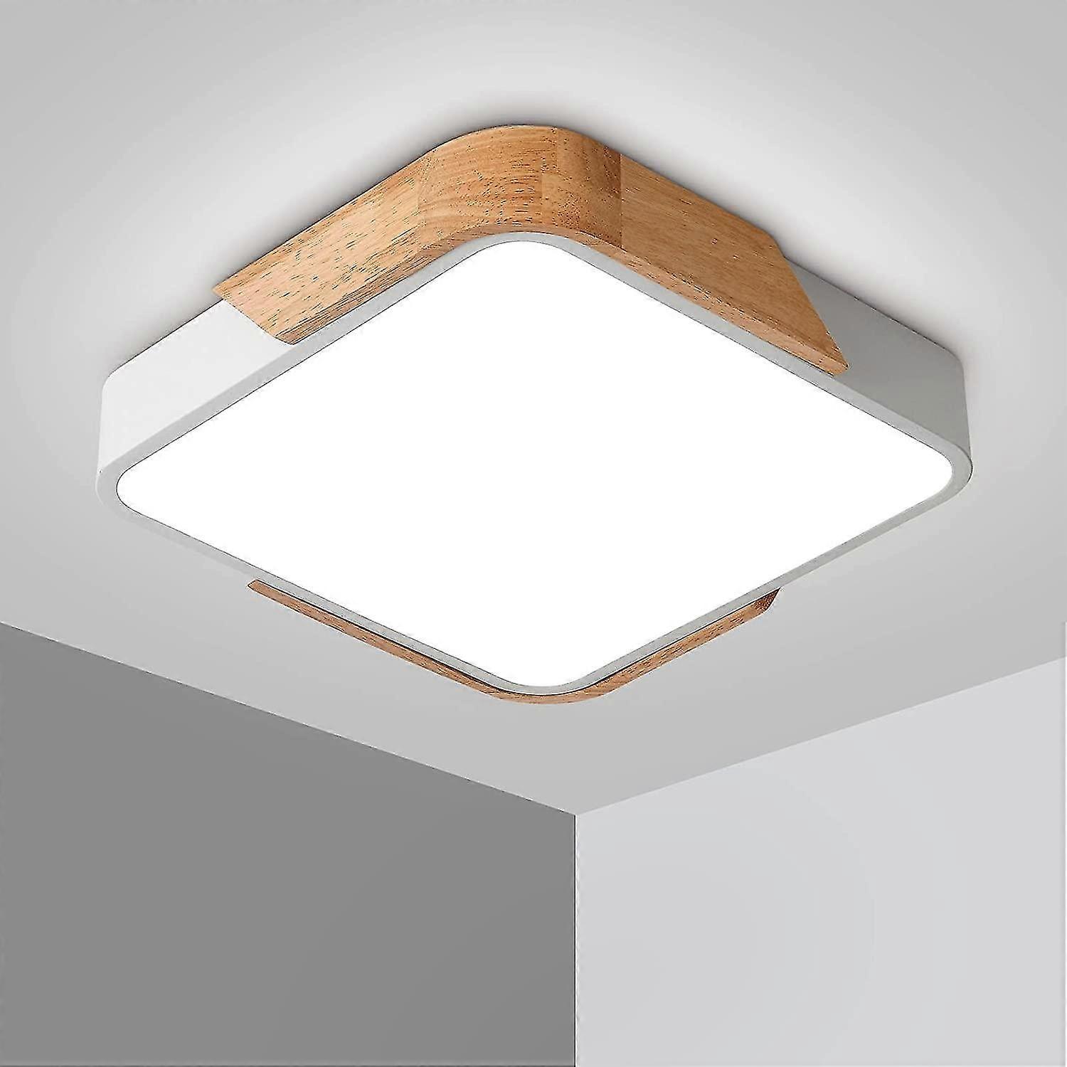 LED Ceiling Light 24W Ceiling Lamp with Remote Control Adjustable Brightness Modern Ultra Thin Squar