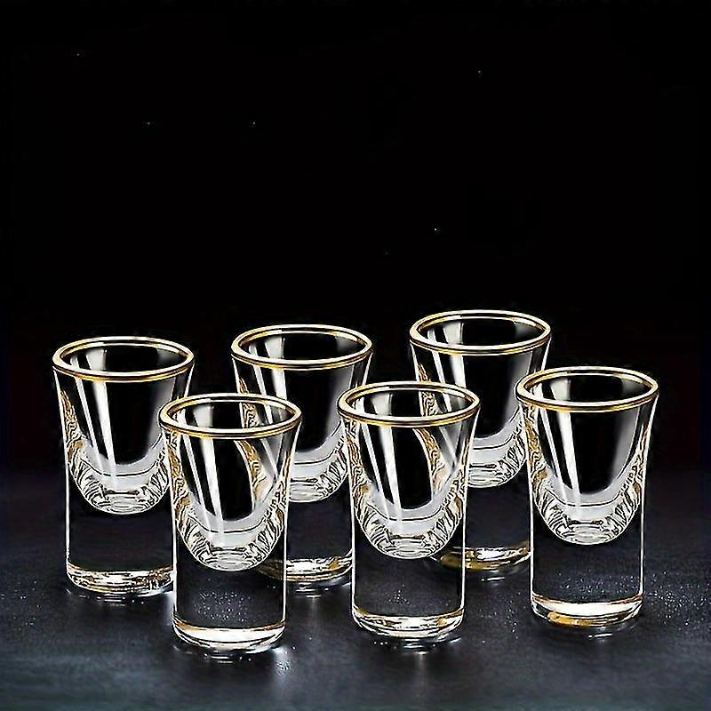 6 sztuk, 15 ml / 0,5 uncji mini kieliszków do baru, pubu, klubu, restauracji i użytku domowego - idealne do delektowania się ulubionymi napojami