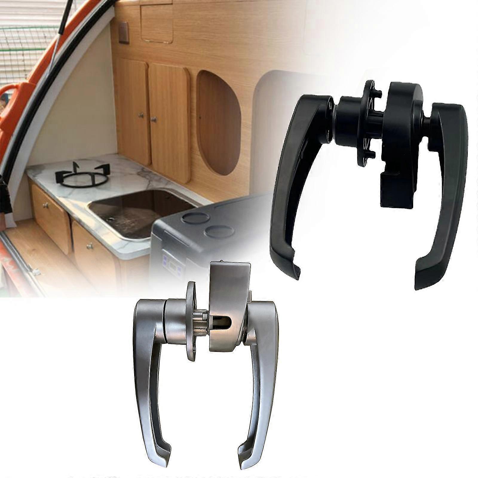Rv Autocamper Indvendigt låsehåndtag Knap LåseRum Dør Hardware Sikkerhedslåse