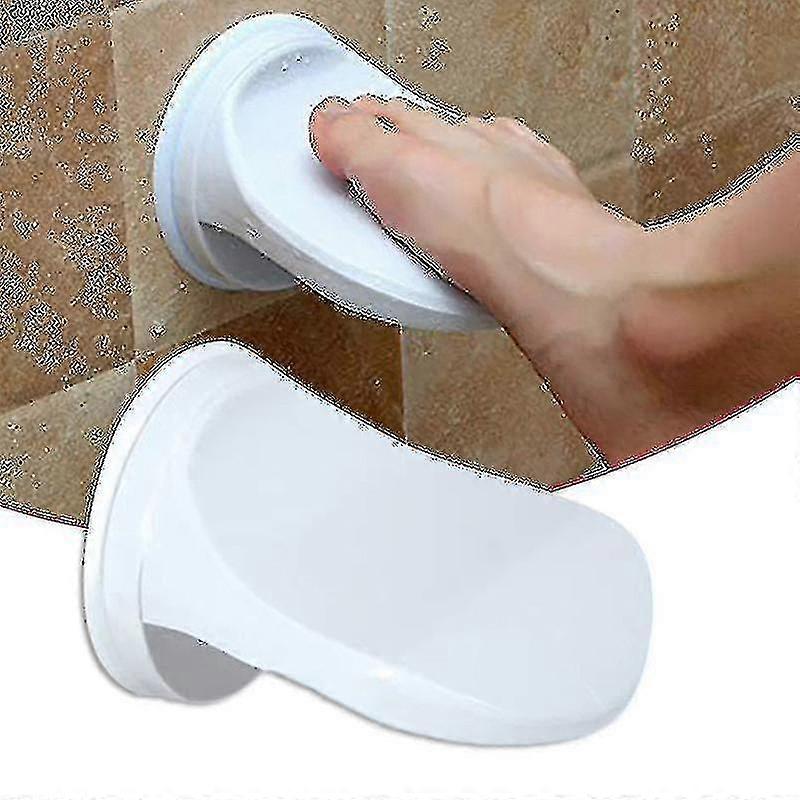 Bathroom Footrest Non-slip Safety Foot Rest Pedal With Suction Cup - A