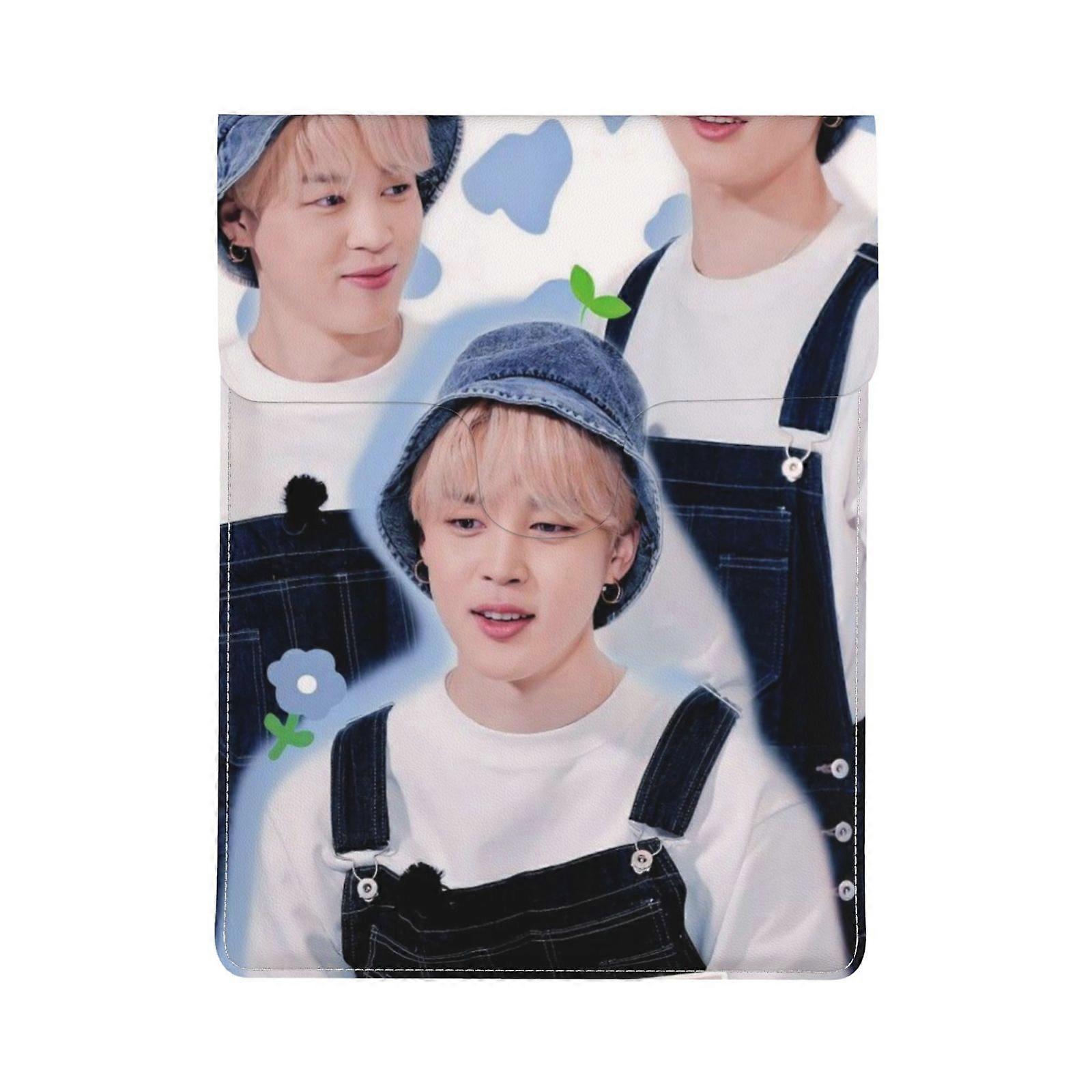 BTS Jimin (13) Housse en cuir pour ordinateur portable de 13 pouces pour Macbook Air-ML805