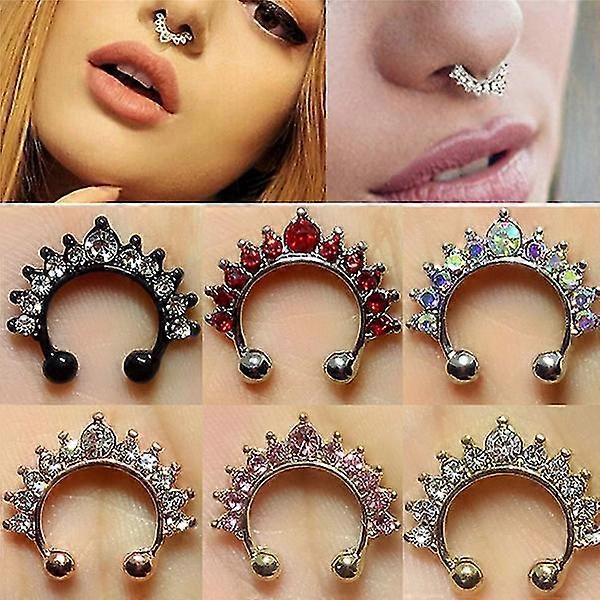 Taffstyle Fake Ring Piercing Nasenpiercing Nasenrin Produktbild-Vorschau 4