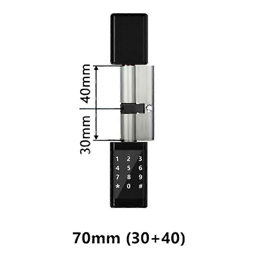 TTlock Smart Cylinder Lock Remote Control IP65 Waterproof Password RFID Card Key Digital Electric Smart Door Lock Cylinder