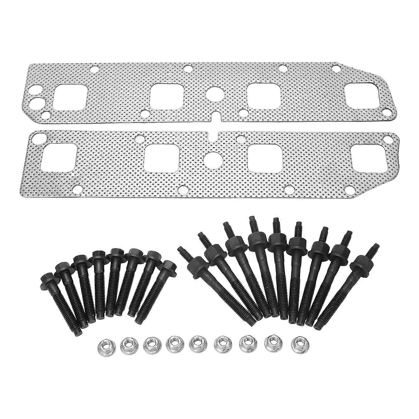 Exhaust Manifold Gasket Bolts Studs Kit 53013943Aa Replacement For Dodge Ram 1500 2500 3500 Size 9