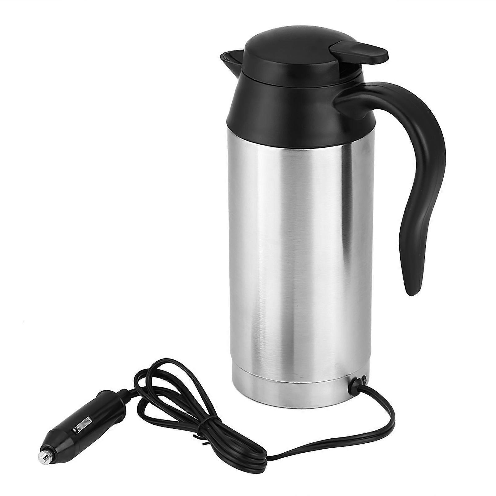 750ml 12V auto in acciaio inossidabile accendisigari riscaldamento bollitore tazza elettrico da viaggio thermos