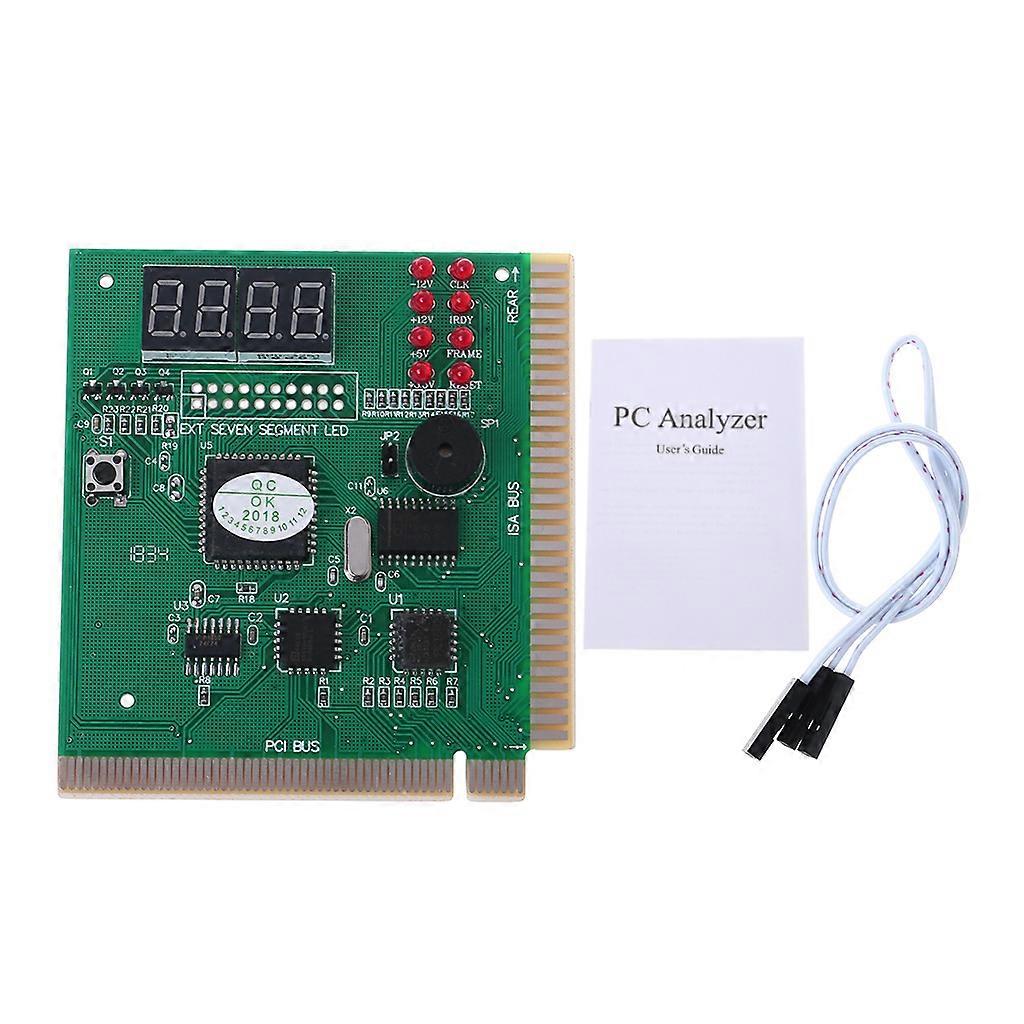 Für 4Digit PC Computer Diagnose Karte Motherboard Mainboard POST Tester PCI ISA