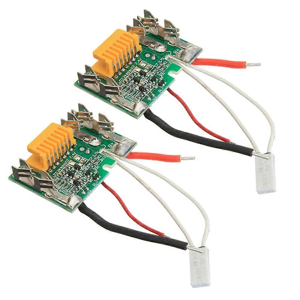 2Pcs PCB Circuit Module Board Parts 18V Battery Chip PCB Board Replacement for BL1830 BL1840 BL1850