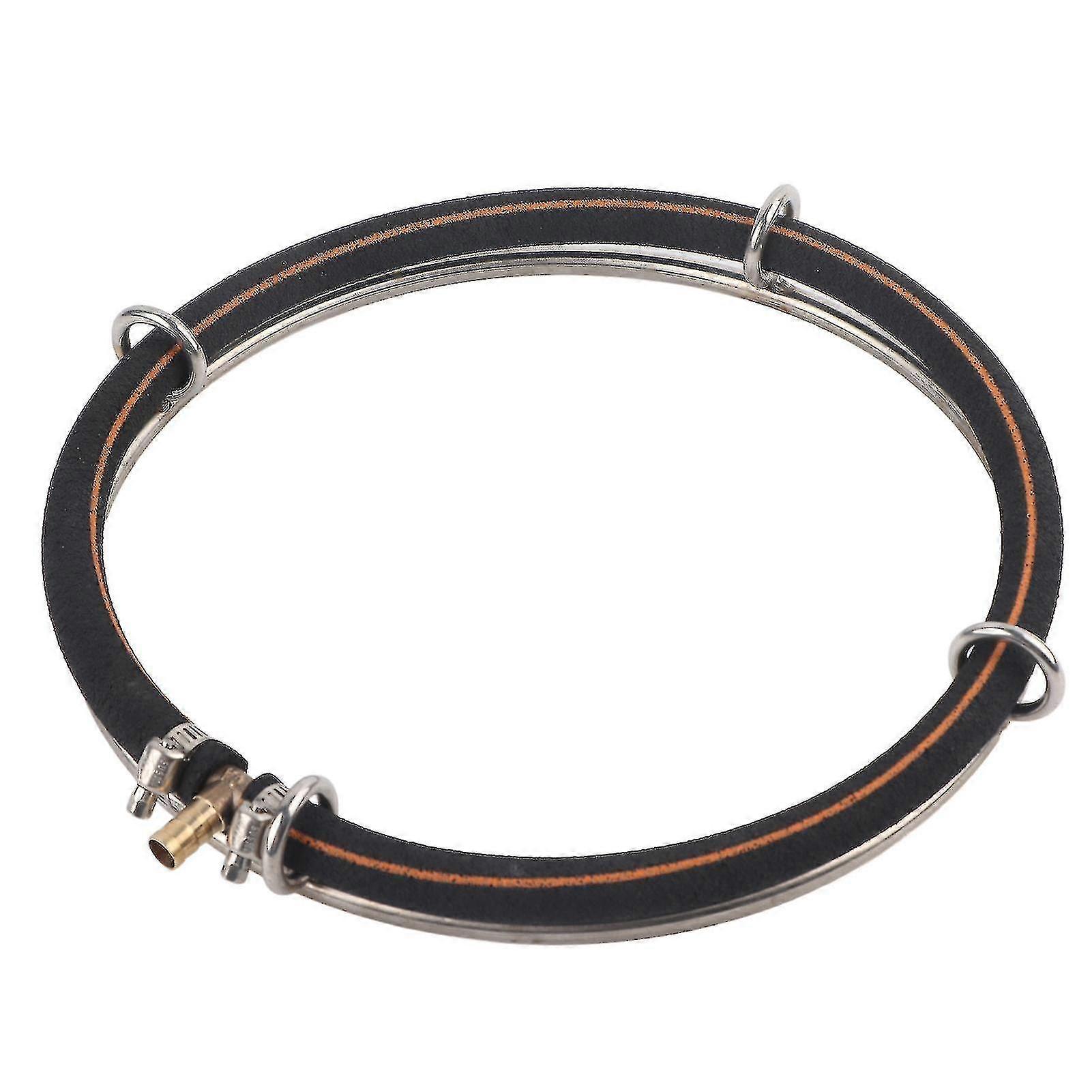 Aquarium Round Air Bubble Diffuser Ring Fish Pond Oxygenation Bubbler(single Ring Dia 25cm)