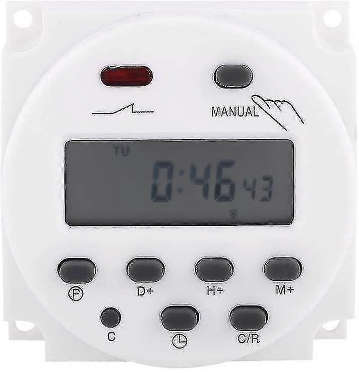 Lcd Digital Timer Weekly Programmable Microcomputer Time Switch 17on17off Relay Timer