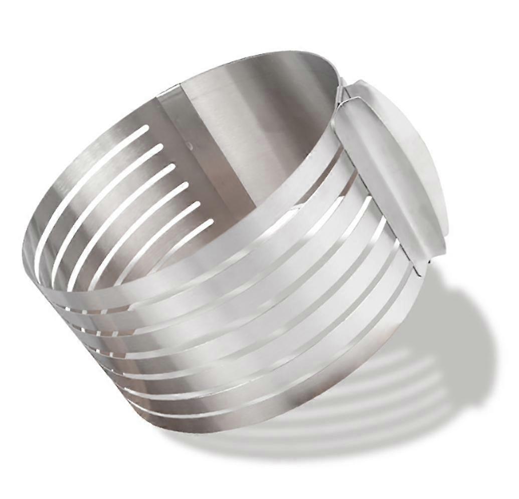 Stainless steel cake ring easily adjustable 6-8 inches - practical cake sav