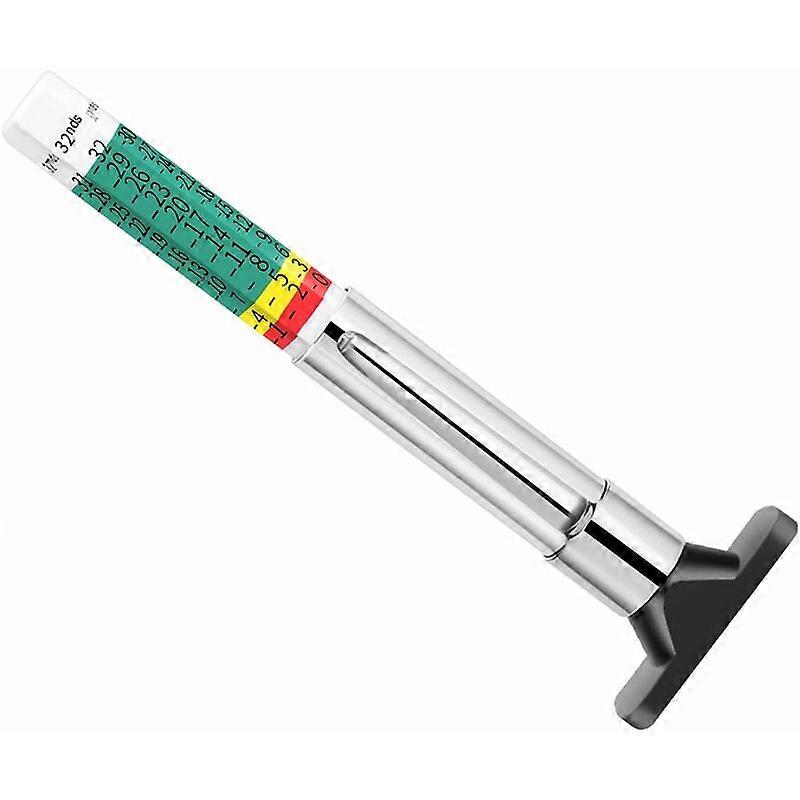 Tire Depth Gauge, Tire Tread Depth Gauge, Tire Depth Gauge, 6-Sided Intelligent Color Coded Tire Depth Gauges, 25MM