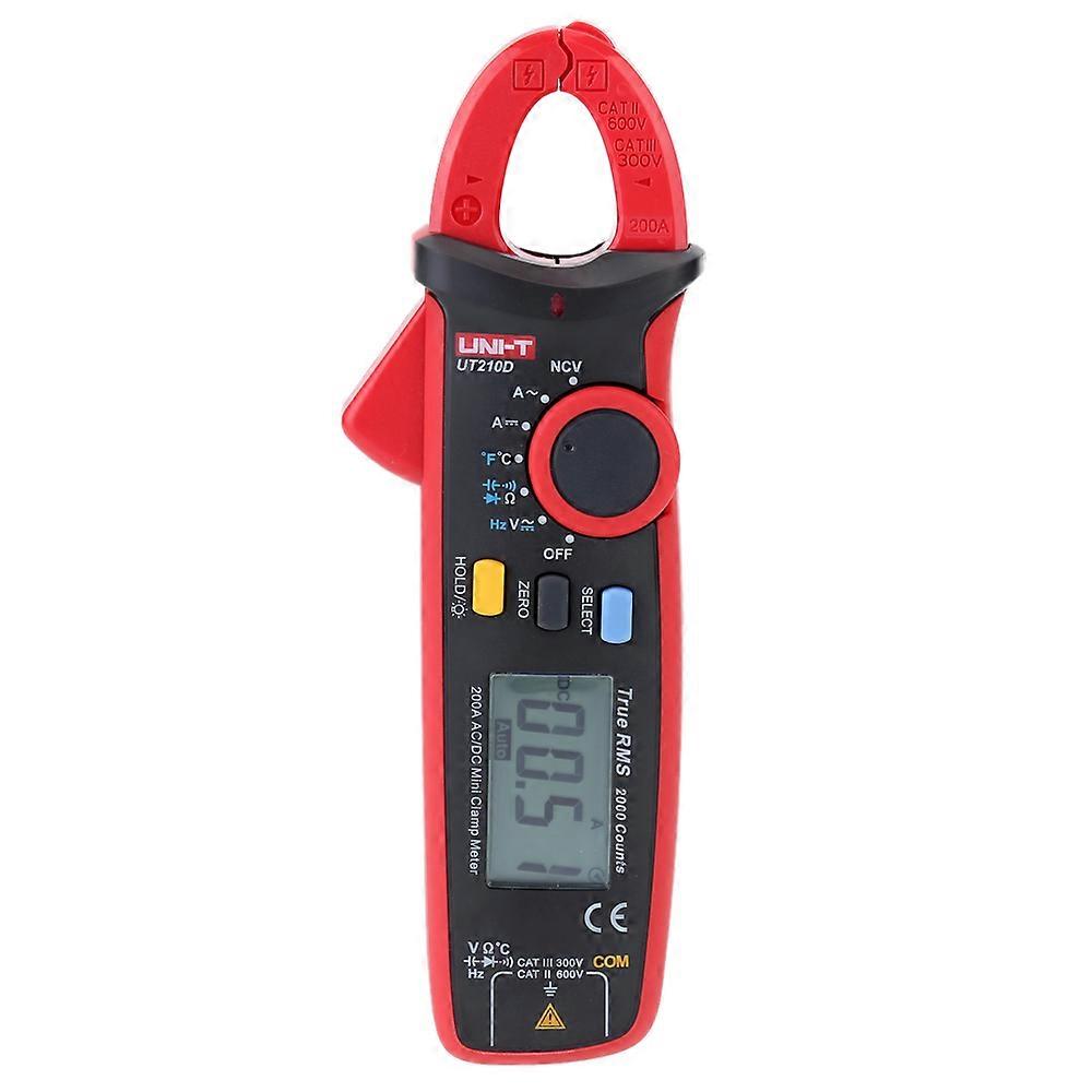 Clamp Meter Digital True RMS AC/DC Current Voltage Tester VFC Capacitance Multimeter Current Clamp Pliers Ammeter UT210E