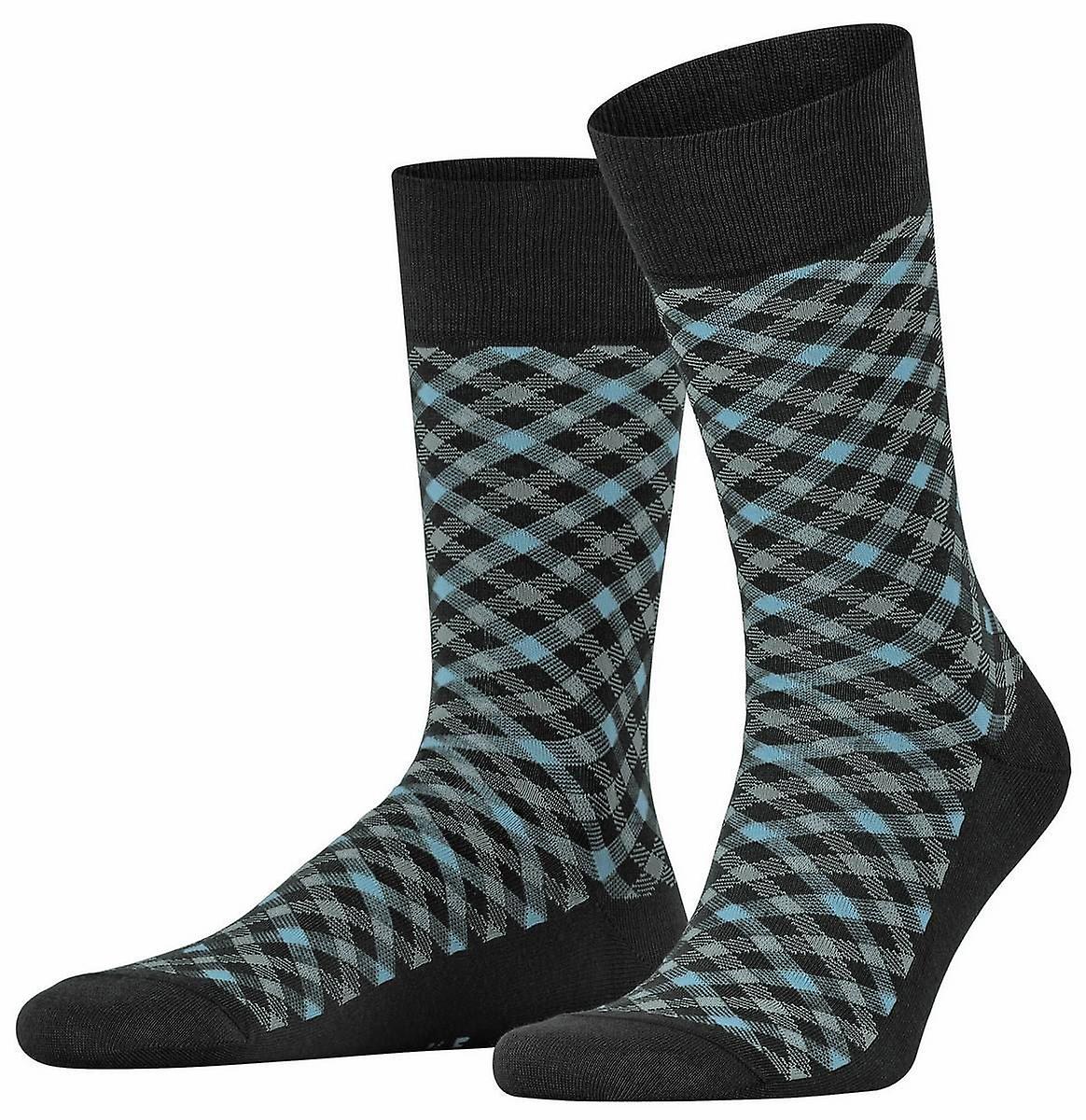 Falke Smart Check Socks - Black/Grey