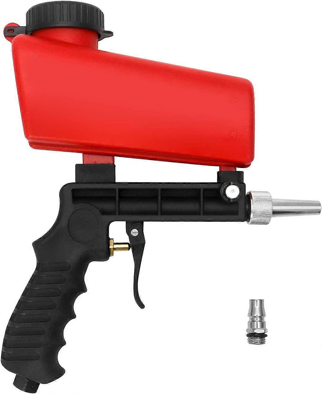 pneumatic sandblasting gun, sandblasting machine, replaceable pneumatic sandblasting tips and quick coupling