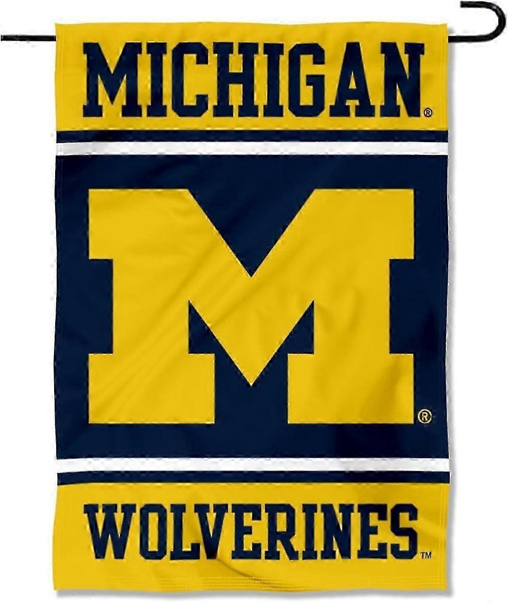 Michigan Team University Wolverines Garden Flag