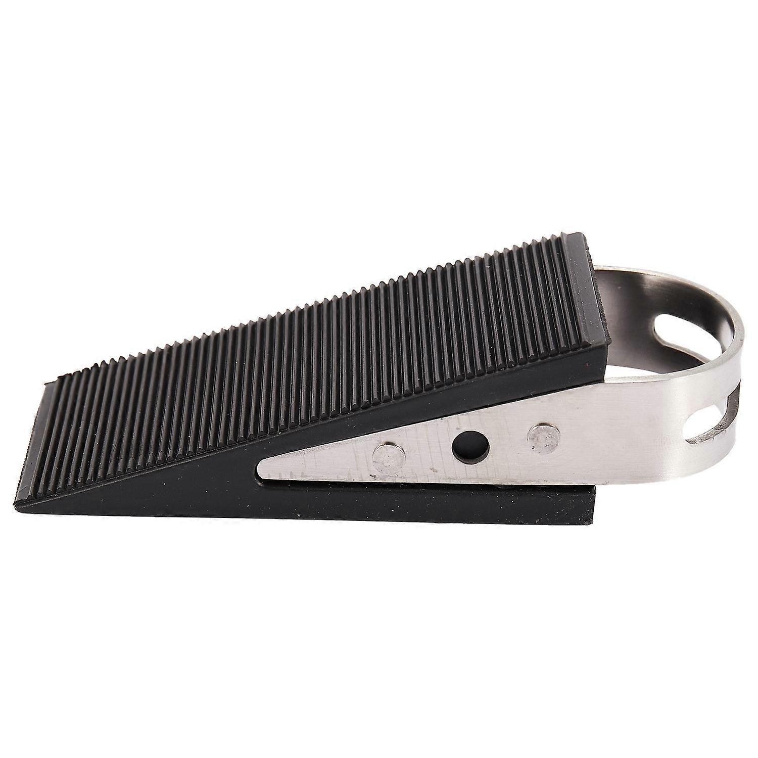 Rubber Stainless Steel Door Stopper Security Thickening Anti-Collision Floor Door Holder Protection