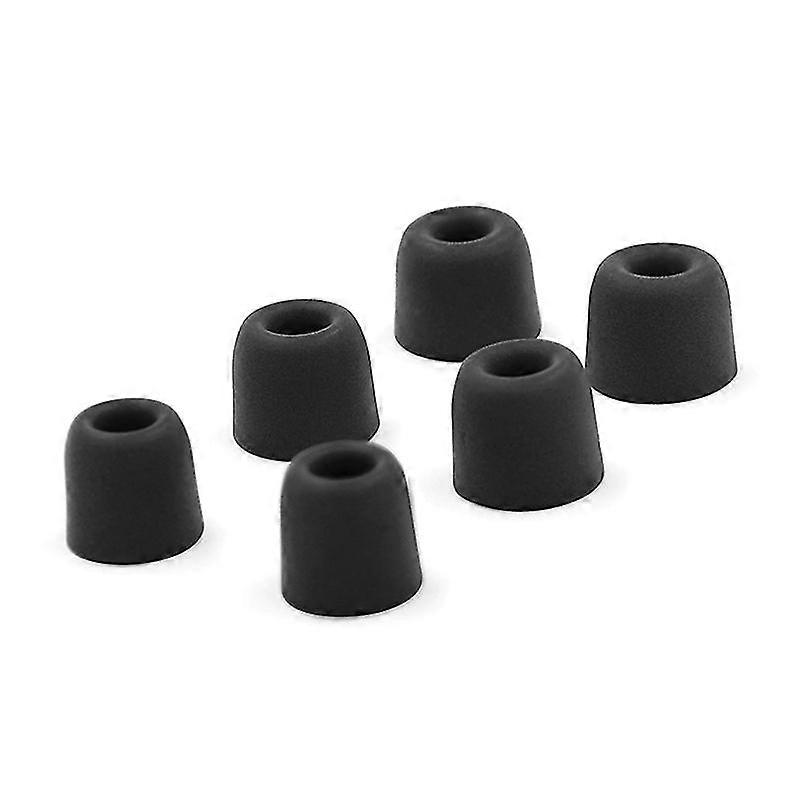 New Upgrade 3pair(6pcs) Noise Isolating Comfortable Memory Foam Ear Tips Ear Pads Earbuds For In E
