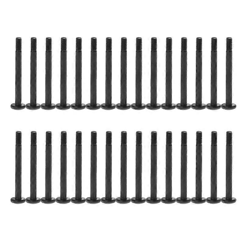 30 Pcs Radiator Screw PC for Case Cooling Cooler Flat for Head Tapping Screw Set