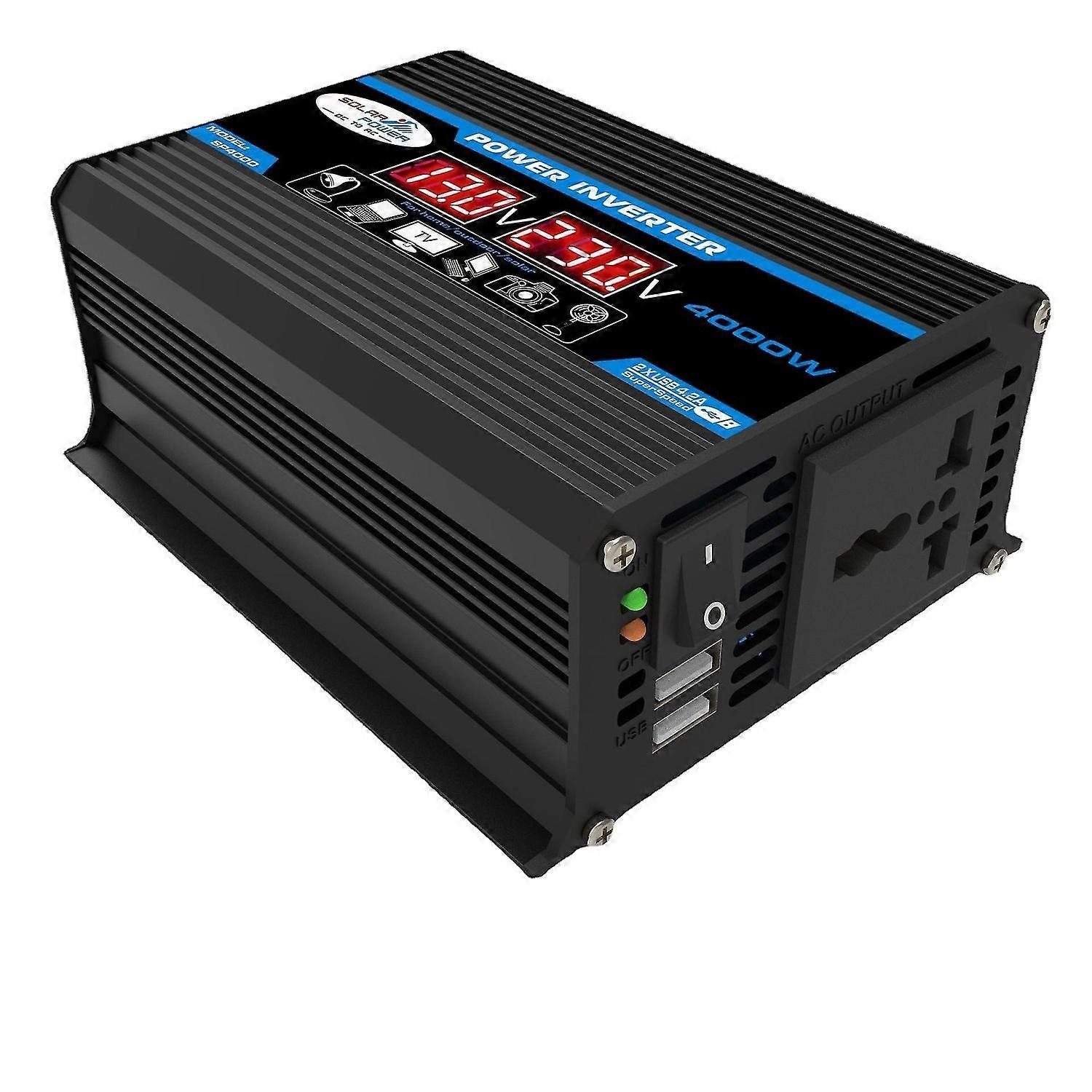 4000w Converter 12v 220v Pure Sine Wave Inverter Pure Sine Wave Transformer With Remote Control &