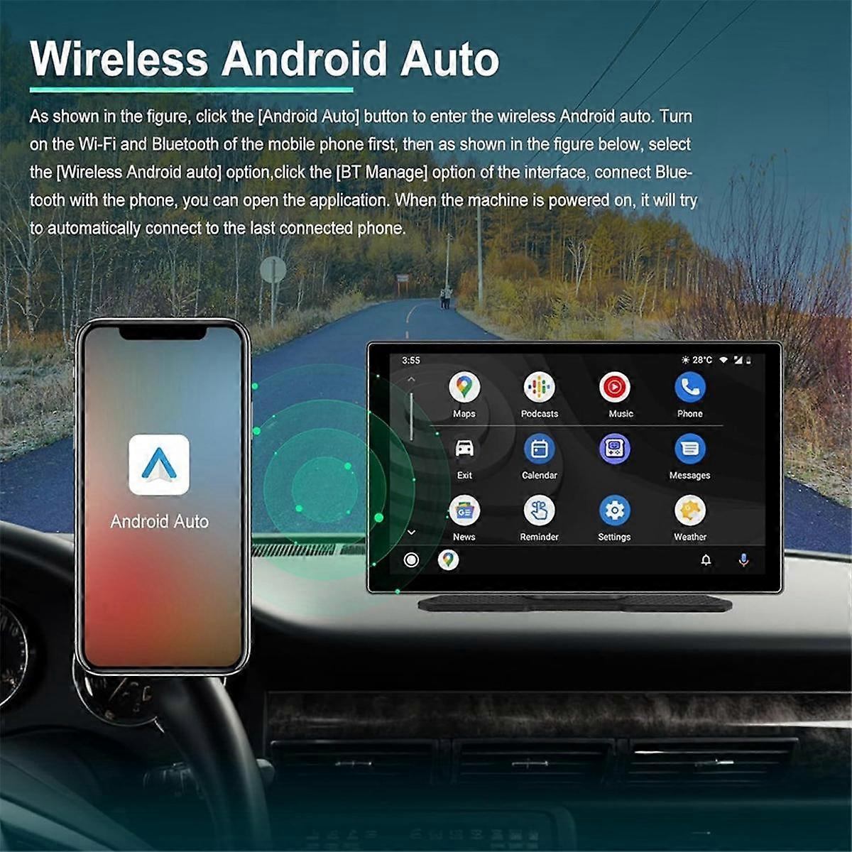 Universal 9inch Car Radio Multimedia Video Player Wireless Carplay and Wireless Android