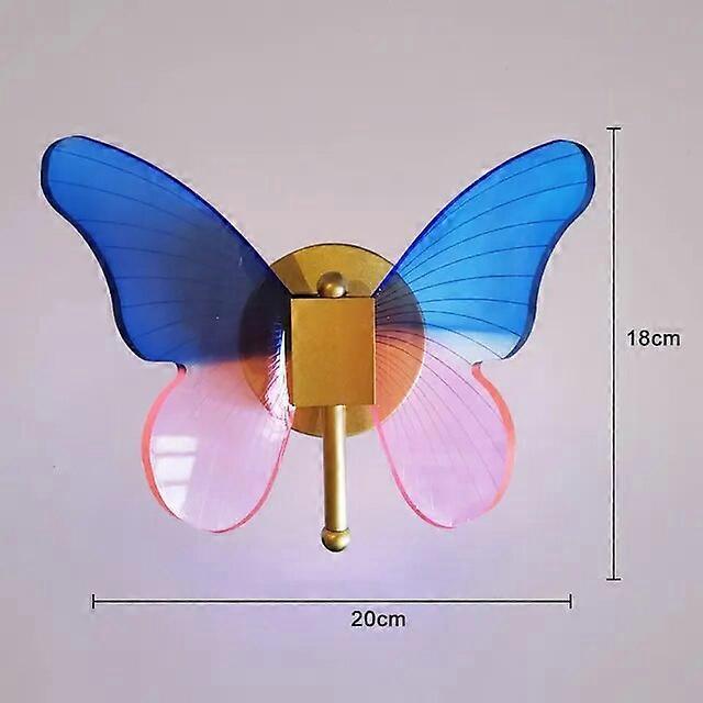 فراشة LED مصباح الحائط السرير ضوء الجدار الإضاءة الداخلية لغرفة النوم الرئيسية غرفة المعيشة الديكور الخلفية ضوء لاعبا اساسيا