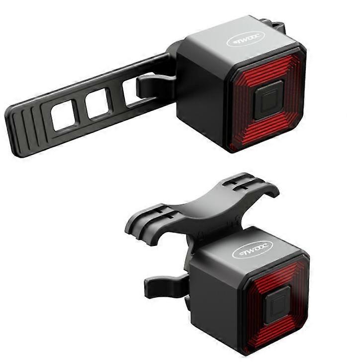 USB sykkel vanntett baklys, smart sensor bremselys