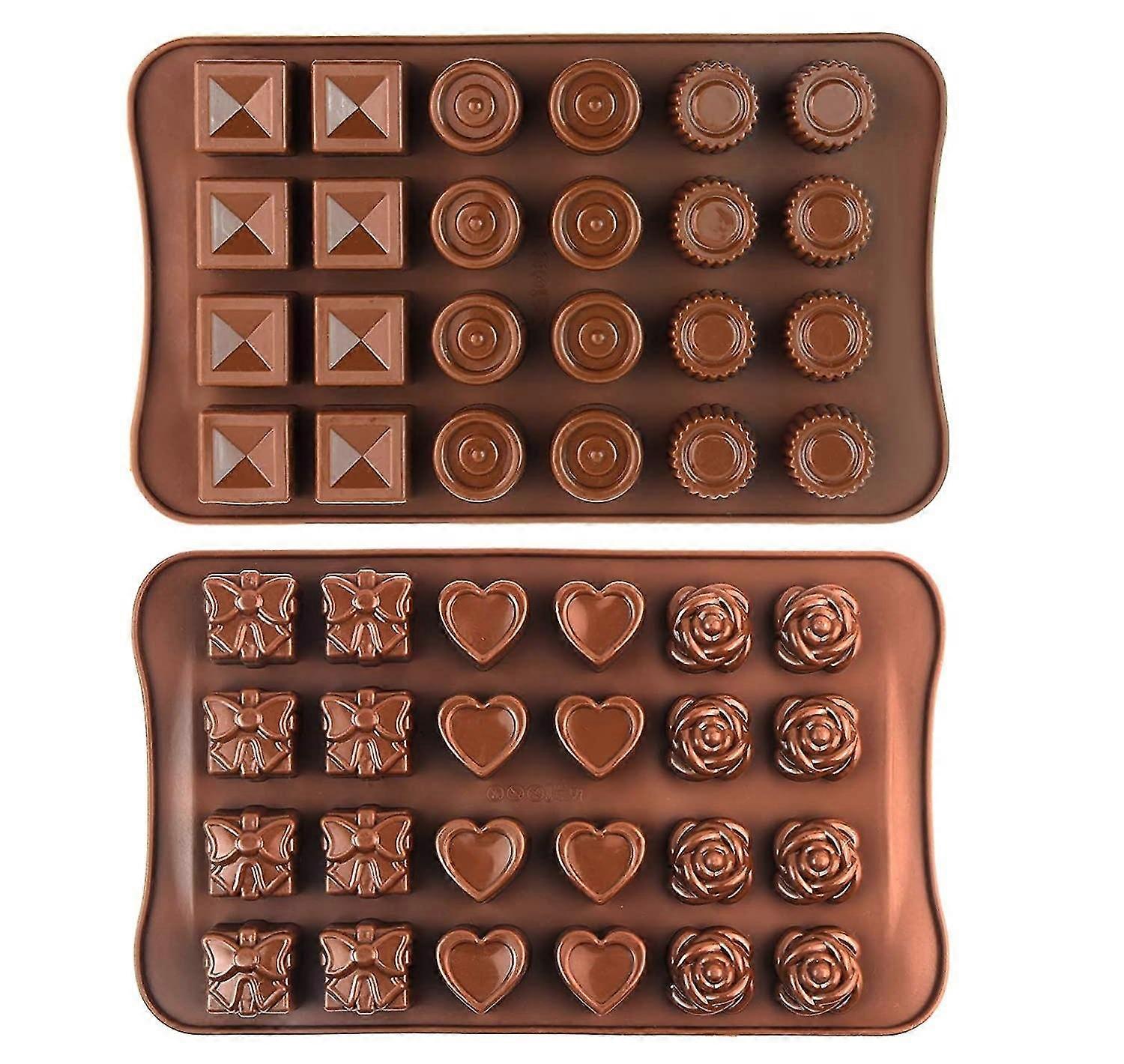 Silicone Chocolate Moulds 2pcs