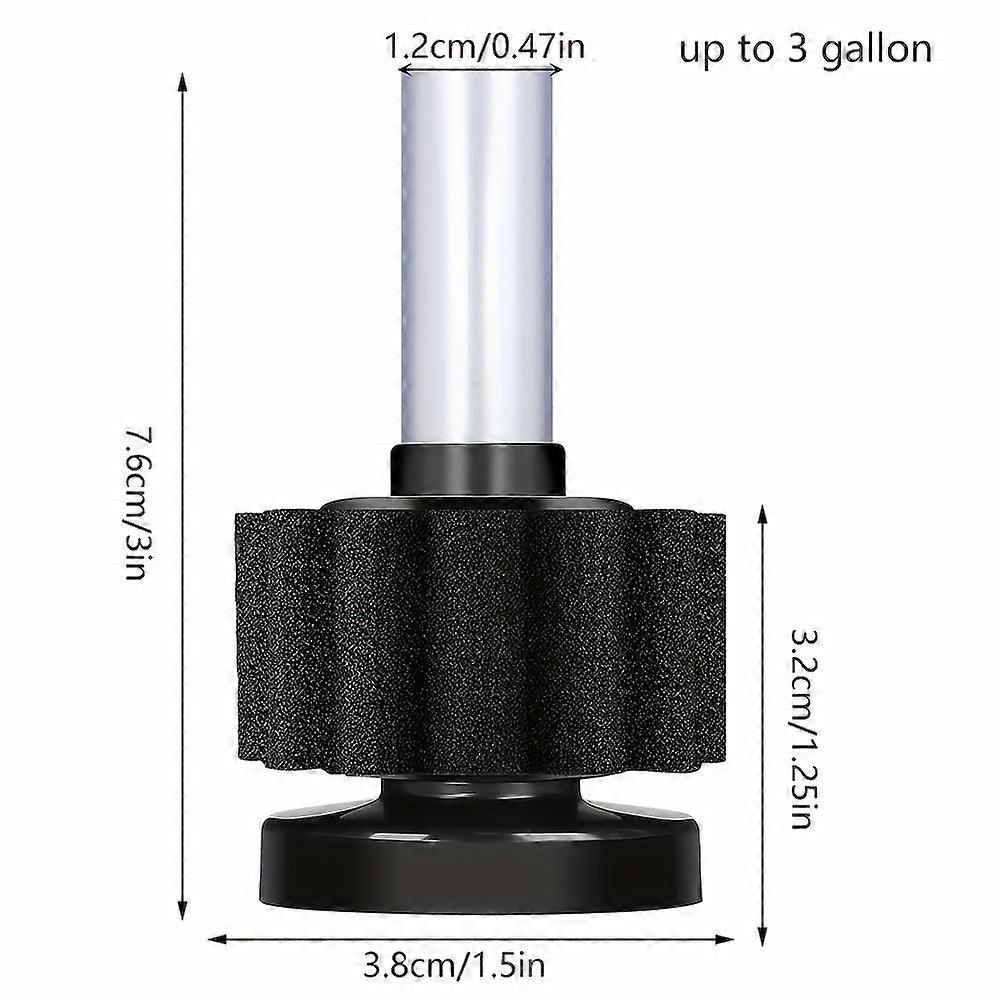 Aquarium Bio Sponge Filter Breeding Fry Betta Shrimp Nano Fish Tank, 4 Different Sizes Of Filters Provide Mechanical And Biological Filtration, Super 