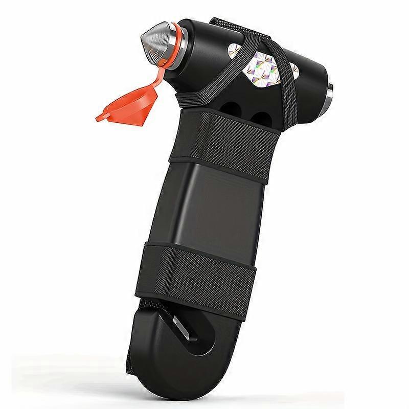 Car Safety Hammer Window Breaker, Emergency Escape Tool With Seat Belt Cutter, Perfect Black Safety Escape Hammer For Car, Home
