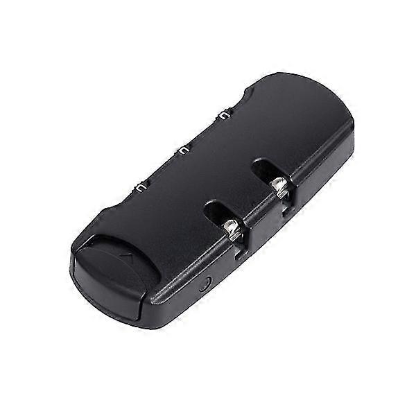 Luggage Lock Password 3 Dial Combination Code Lock Tool Secure Fixed Tools Black