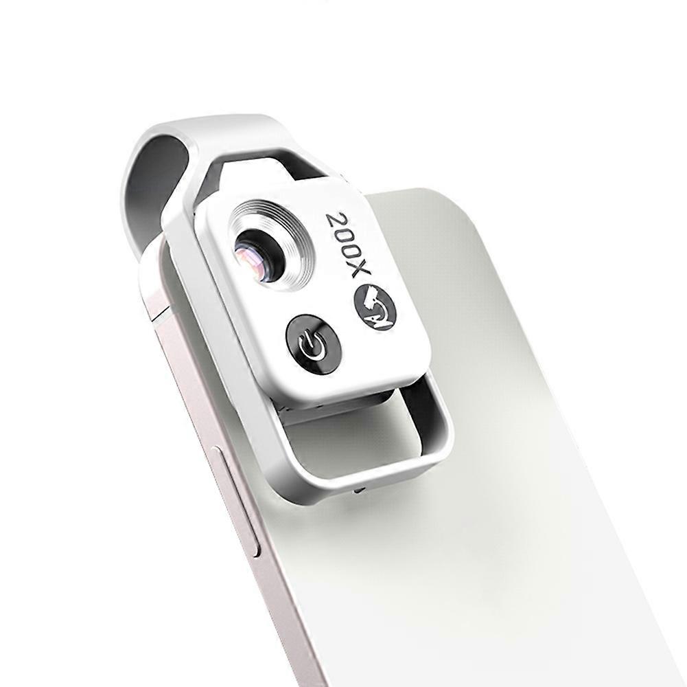 200X Mobile Camera Magnifier Universal Mini Mobile Phone Lens Optical Zoom Magnification Microscope
