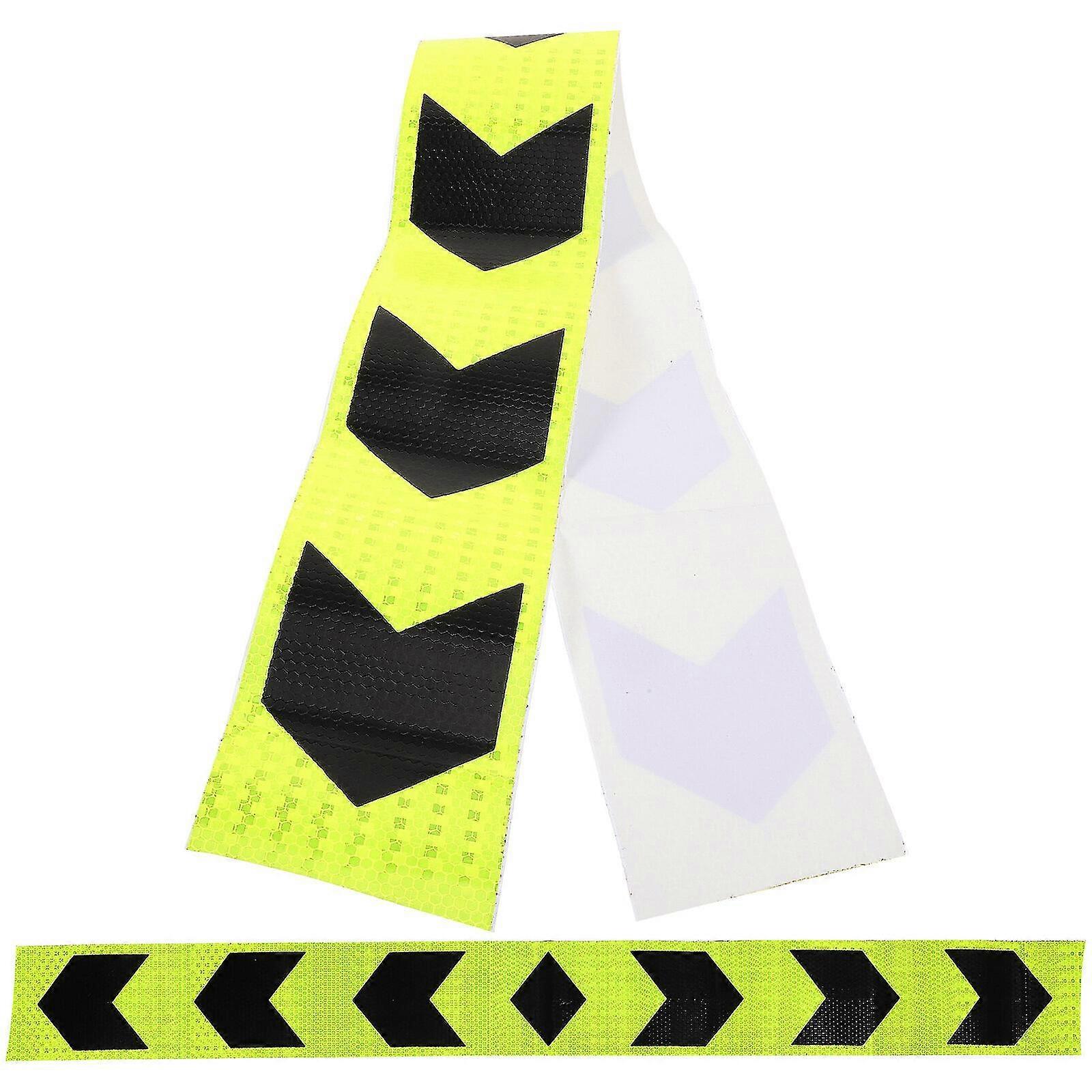 2pcs Car Reflective Stickers Trunk Bumper Reflectors Night Visibility Reflective Decals