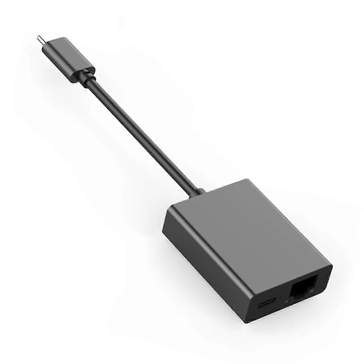 Voor Google TV 4K USB-dockadapter USB C Ethernet USB C naar Ethernet-adapter Plug and Play-ondersteuning PD