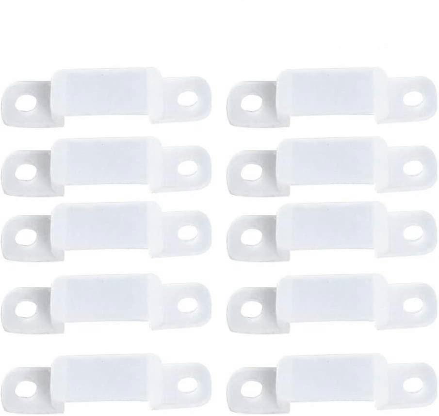 Support de fixation pour barre lumineuse LED en silicone, 100 pièces - ya01