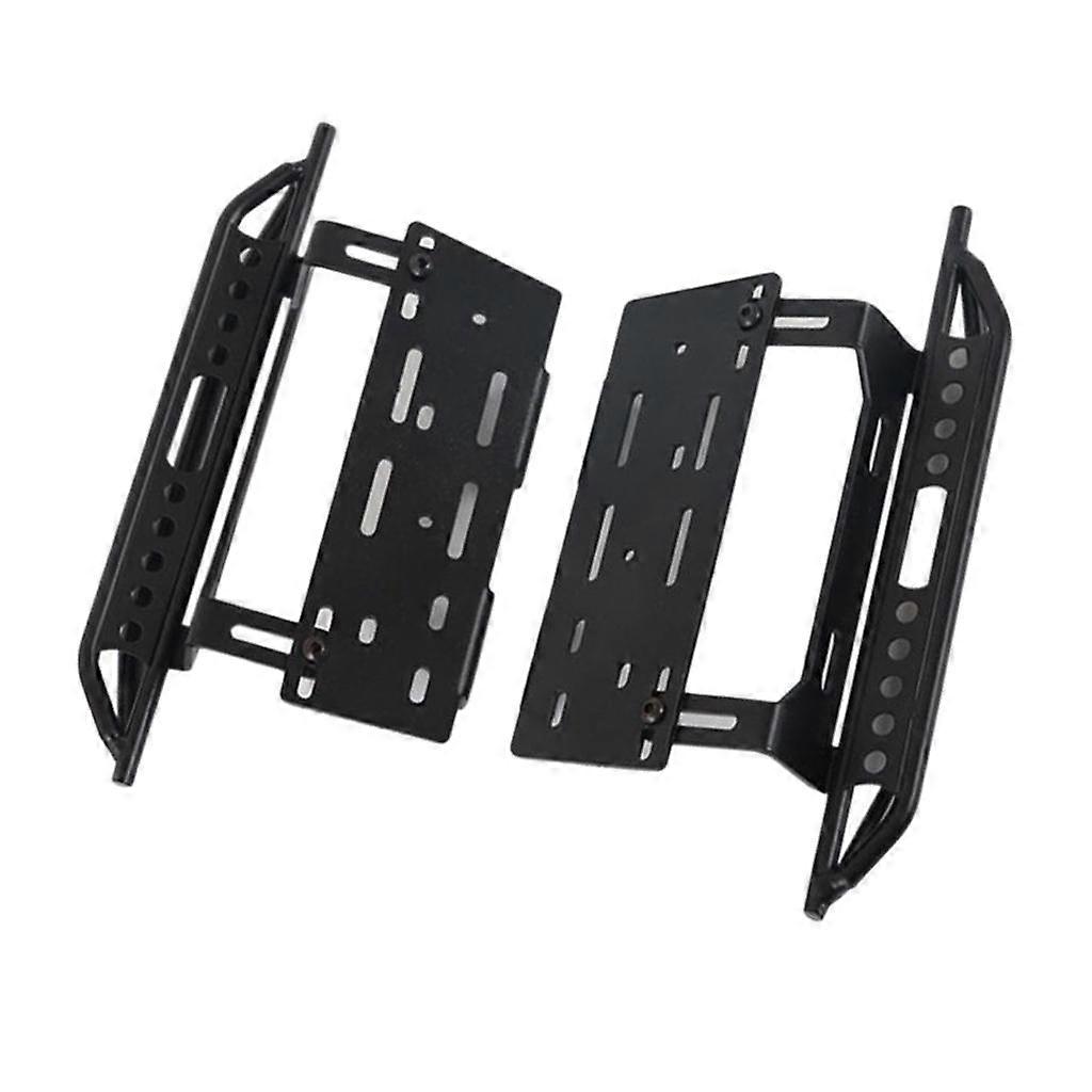 1 Pair Metal RC Side Pedal for SCX10 1/10 RC Crawler Upgrade Parts Black