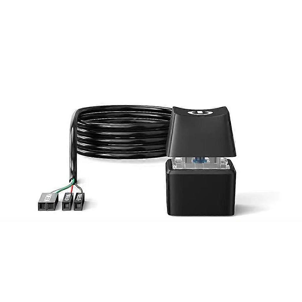 Fargerike LED-lys Datamaskin Desktop Switch PC Hovedkort Ekstern startstrøm