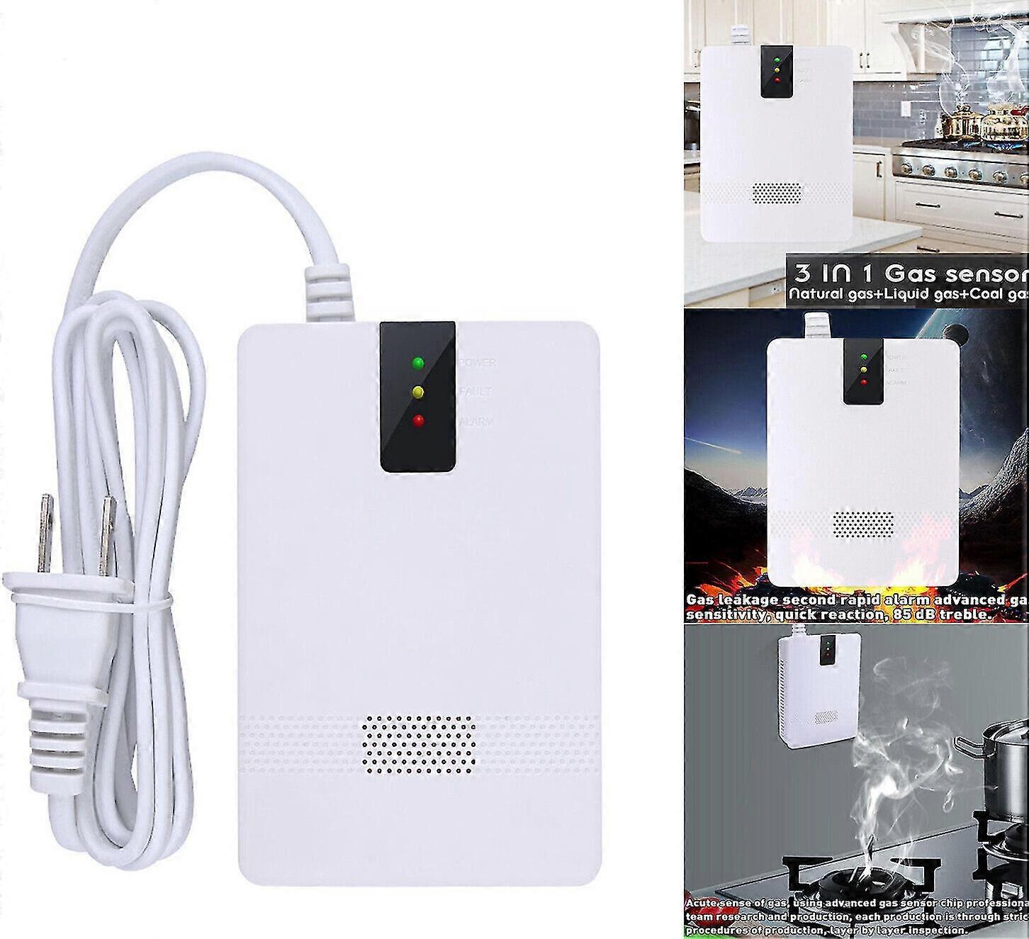 Portable Gas Leak Detector Tester Propane Methane Natural Gas Alarm Sensor Safe