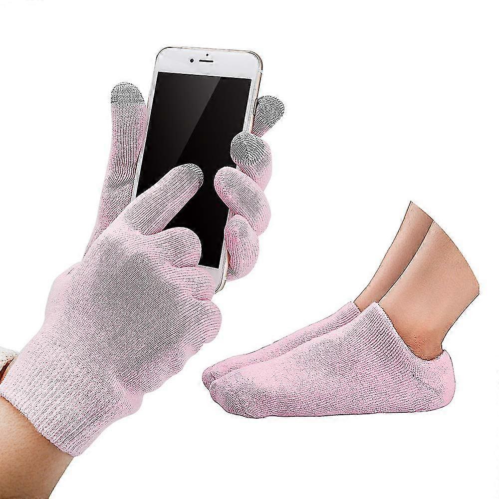 Touch Screen Gloves & Socks, Moisturizing Gel Socks And Gloves Set